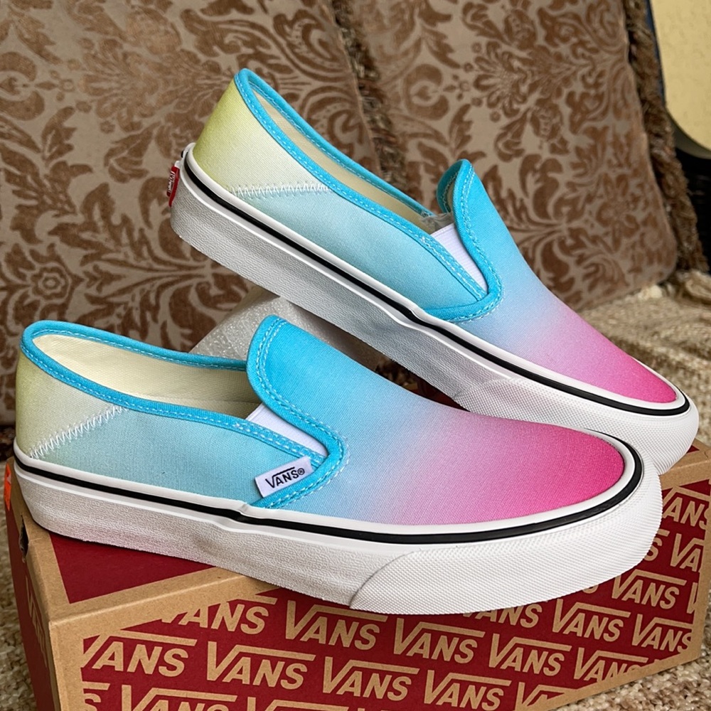 Vans Slip-On Sf Ombre Multi/True White WMNS - Picture 7 of 16